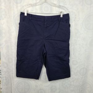 Lauren Ralph Lauren blue bermuda shorts women's size 10